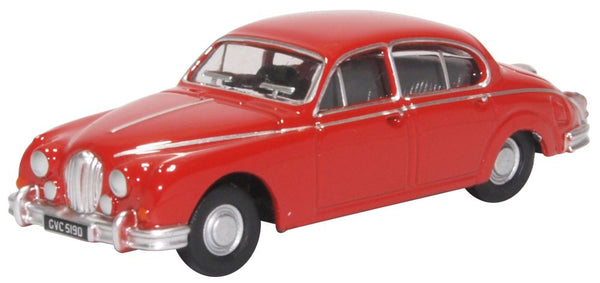 OXFORD DIECAST 1:76 Scale Jaguar MKII Carmen Red — Oxford