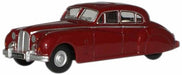 Oxford Diecast Claret Metallic (Queen Mother) Jaguar MkVIIM - 1:76 Sca 76JAG7004