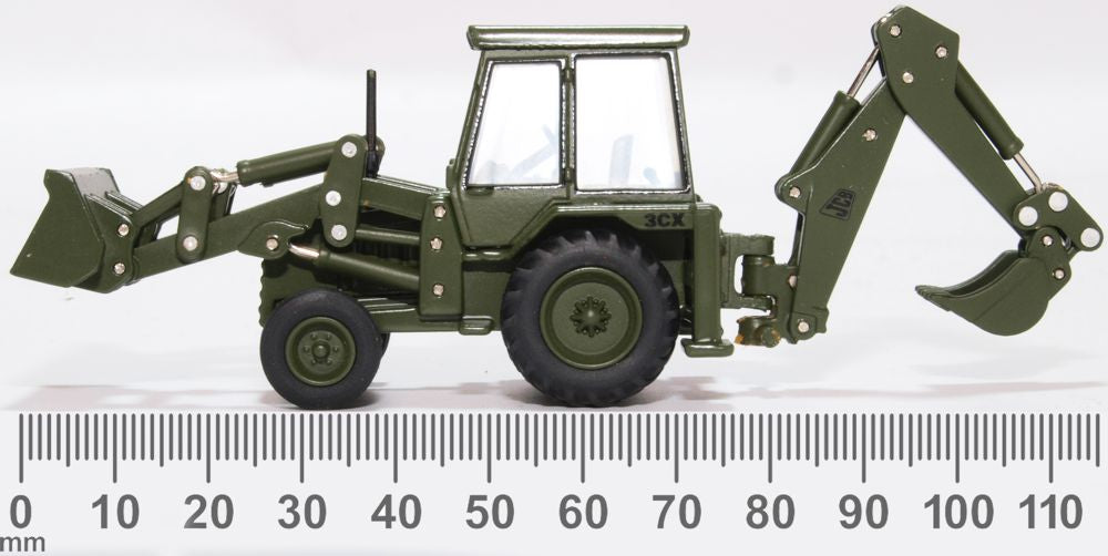 Oxford Diecast JCB 3CX (1980s) Army 76JCX002