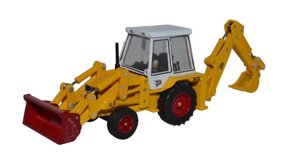 Oxford Diecast JCB Backhoe Loader 1980s 76JCX003