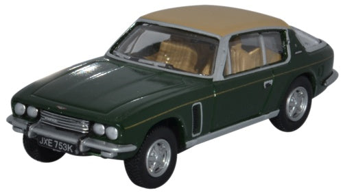 Oxford Diecast Jensen Interceptor Oakland Green and Tan 76JI008