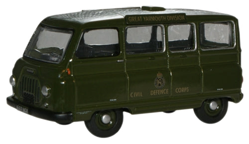 Oxford Diecast Civil Defence Morris J2 Minibus - 1:76 Scale 76JM021