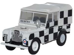 Oxford Diecast RAF Tripoli, Desert Rescue Team Land Rover Series I 80 76LAN180009