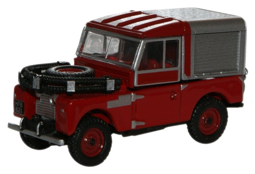 Oxford Diecast Red Land Rover 88 Fire - 1:76 Scale 76LAN188012