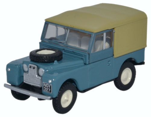 Oxford Diecast Land Rover Series 1 88 Canvas Marine Blue 76LAN188023