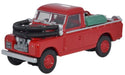 Oxford Diecast Red Land Rover Series II Fire Appliance - 1:76 Scale 76LAN2004