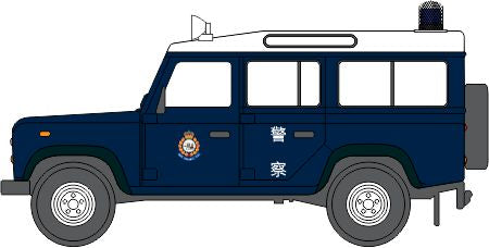 Oxford Diecast Land Rover Special for Hong Kong Police - Series II HK Police 76LAN2012HH1