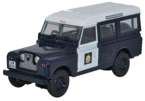 Oxford Diecast Land Rover Series II Station Wagon Hong Kong Police - 1 76LAN2012