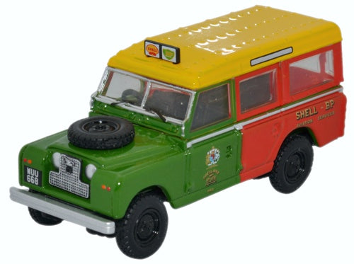 Oxford Diecast Land Rover Series Ii Station Wagon Shell BP 76LAN2013