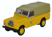 Oxford Diecast Land Rover Series II LWB Canvas JCB 76LAN2016