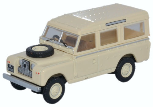 Oxford Diecast Land Rover Series II LWB Station Wagon Limestone