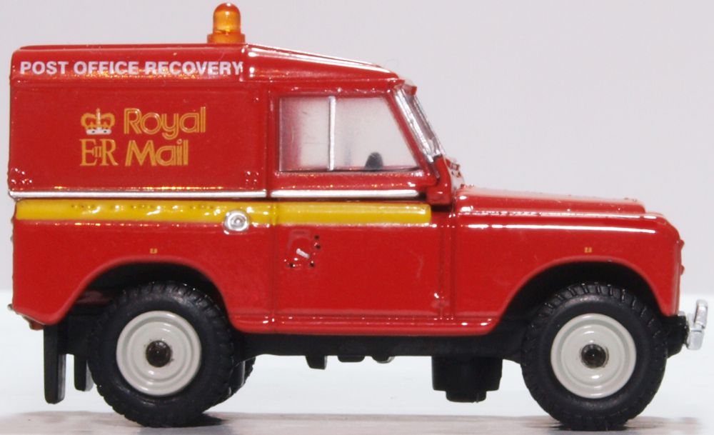 Oxford Diecast Land Rover IIA SWB Royal Mail Post Office Recovery 76LR2AS002