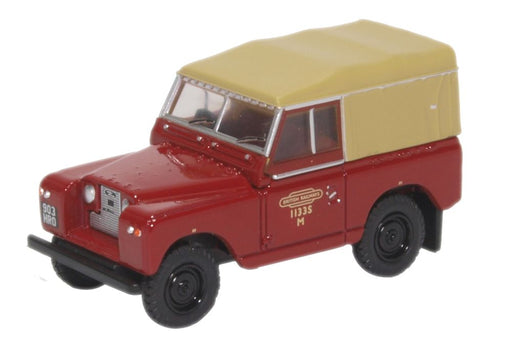 Oxford Diecast Land Rover Series II SWB Canvas British Rail 76LR2S002