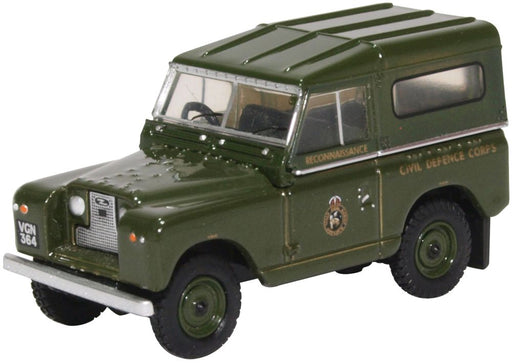 Oxford Diecast Land Rover Series II SWB Hard Back Civil Defence 76LR2S005