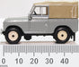 Oxford Diecast Land Rover Series III Canvas Mid Grey 76LR3S003