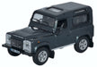 Oxford Diecast Land Rover Defender 90 Station Wagon Santorini Black 76LRDF006