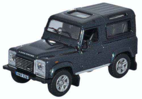 Oxford Diecast Land Rover Defender 90 Station Wagon Santorini Black 76LRDF006