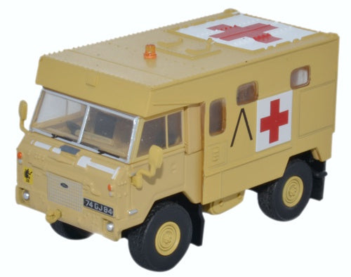 Oxford Diecast Land Rover FC Ambulance Gulf War Operation Granby 1991 76LRFCA001