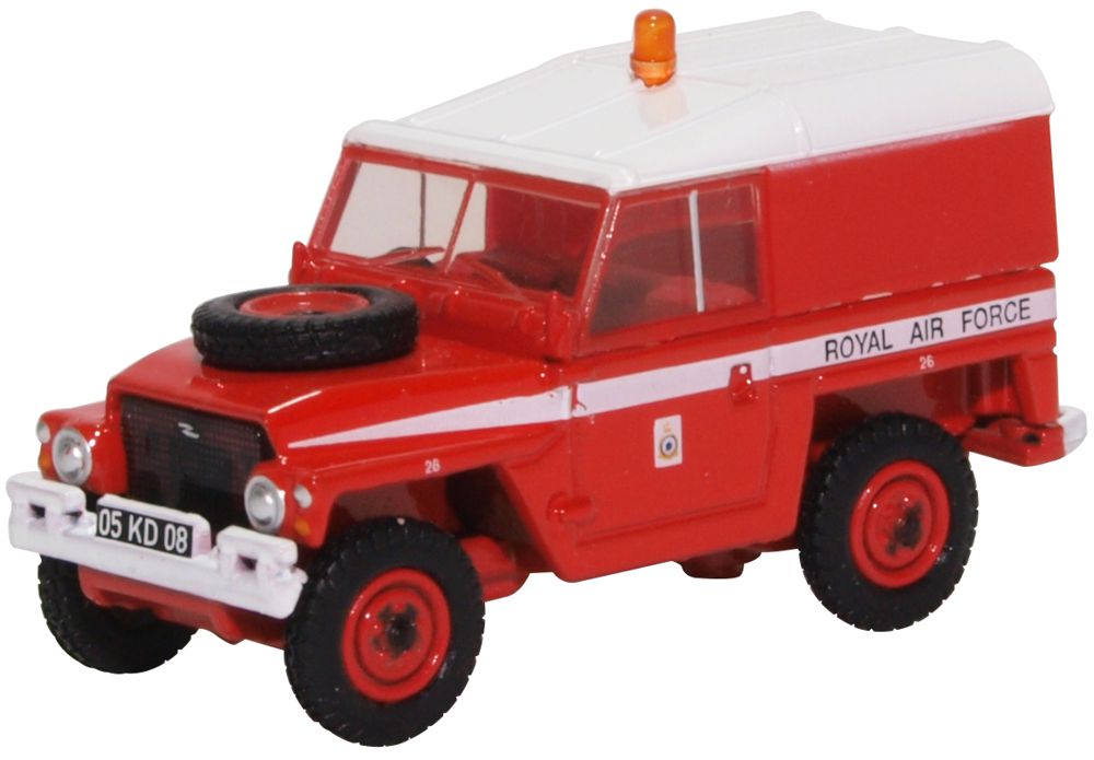 Oxford Diecast Land Rover 1/2 Ton Lightweight RAF- Red Arrows 76LRL003