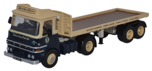 Oxford Diecast ERF LV Flatbed Trailer N Ireland Trailers 76LV004