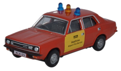 Oxford Diecast Morris Marina Heathrow Fire Service - 1:76 Scale 76MAR005