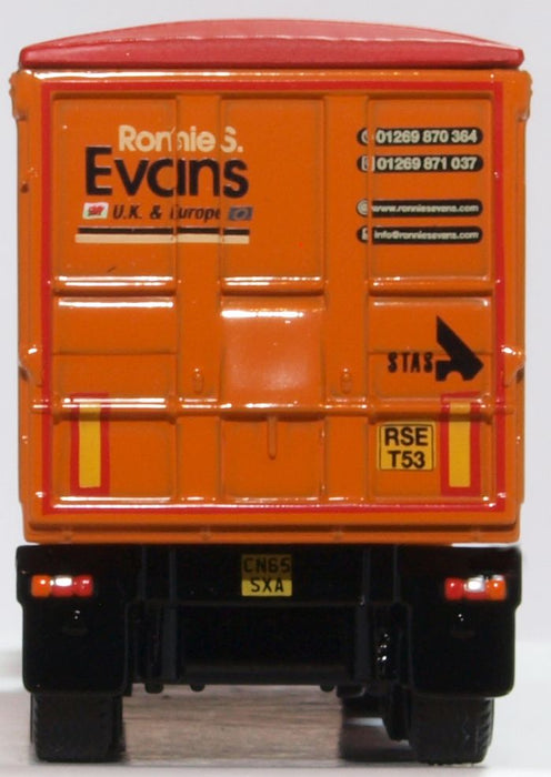 Oxford Diecast Mercedes Actros SSC Tipper Ronnie S Evans 76MB008