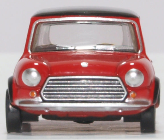 Oxford Diecast Mini Cooper MKII Tartan Red/black 76MCS003