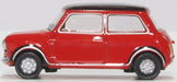 Oxford Diecast Mini Cooper MKII Tartan Red/black 76MCS003