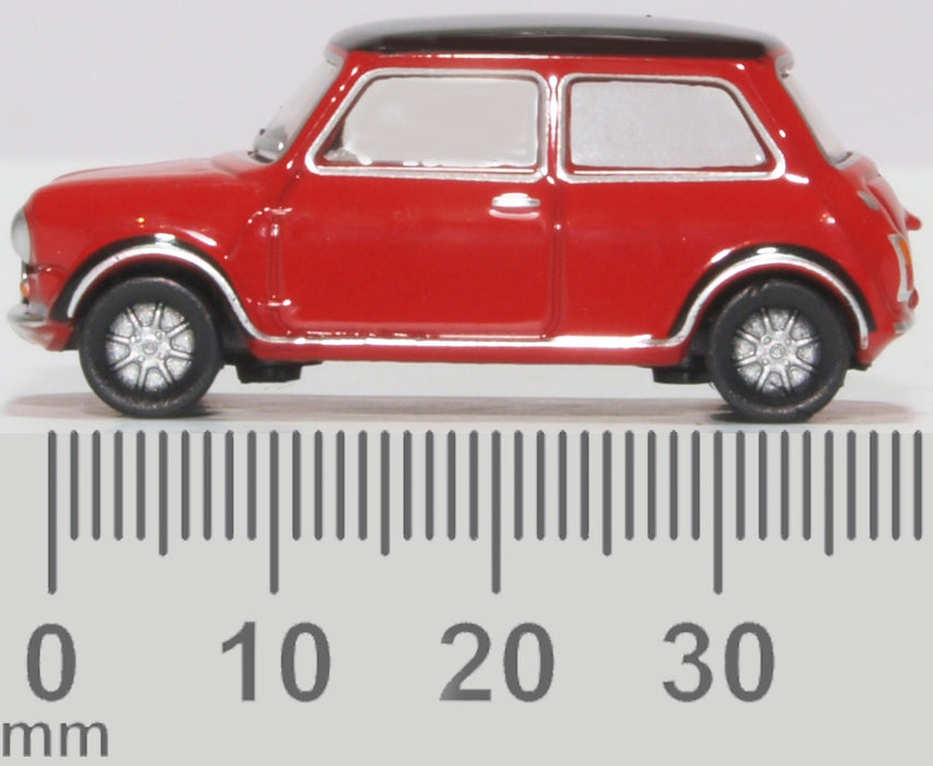 Oxford Diecast Mini Cooper MKII Tartan Red/black 76MCS003