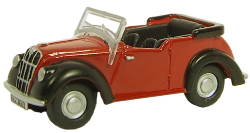 Oxford Diecast Maroon/Black Morris 8 - 1:76 Scale 76ME001