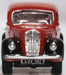 Oxford Diecast Morris Eight E Series Saloon Red/black 76MES006