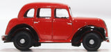 Oxford Diecast Morris Eight E Series Saloon Red/black 76MES006