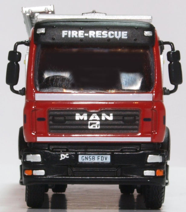 Oxford Diecast MAN Pump Ladder Hertfordshire Fire & Rescue 76MFE005