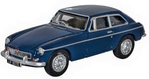 Oxford Diecast Mineral Blue Mgbgt 76MGBGT004