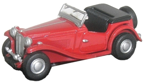 Oxford Diecast MGTC Red - 1:76 Scale 76MGTC002