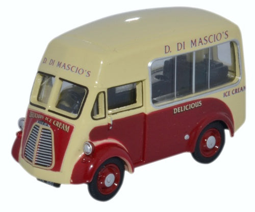 Oxford Diecast Morris J Ice Cream Di Mascios 76MJ011