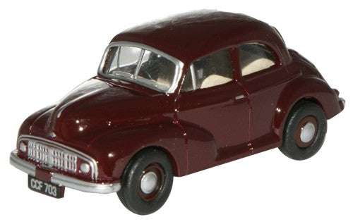 Oxford Diecast Maroon Morris Minor MM - 1:76 Scale 76MMS004