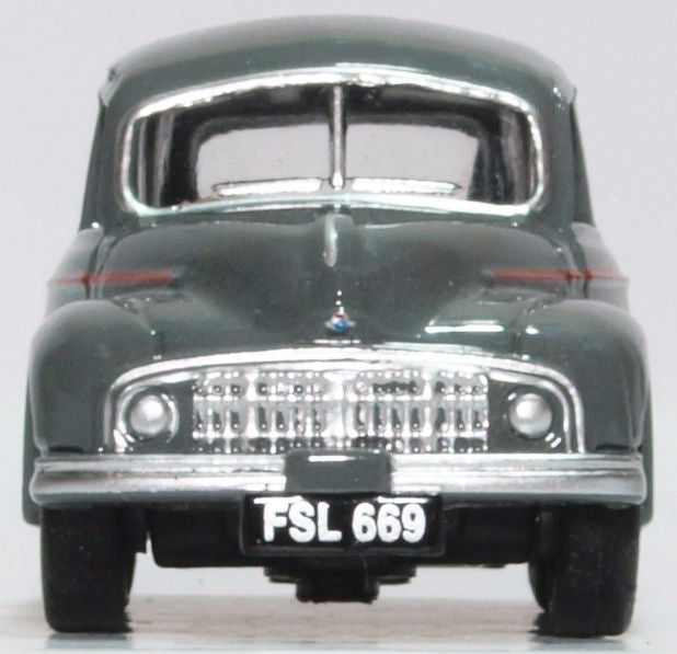 Oxford Diecast Morris Minor MM Saloon Clarendon Grey 76MMS006