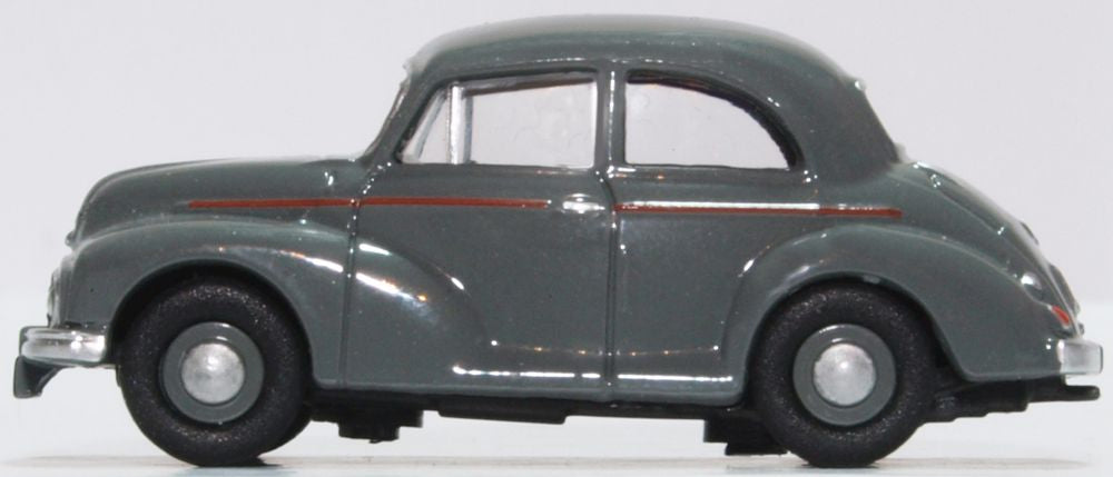 Oxford Diecast Morris Minor MM Saloon Clarendon Grey 76MMS006