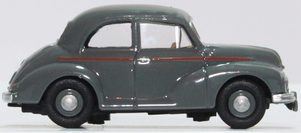 Oxford Diecast Morris Minor MM Saloon Clarendon Grey 76MMS006