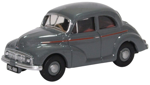 Oxford Diecast Morris Minor MM Saloon Clarendon Grey 76MMS006