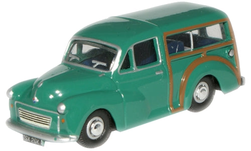 Oxford Diecast Aqua Morris Traveller - 1:76 Scale 76MMT005