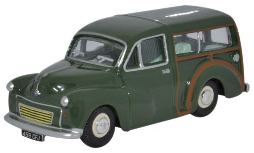 Oxford Diecast Morris Minor Traveller Almond Green - 1:76 Scale 76MMT008