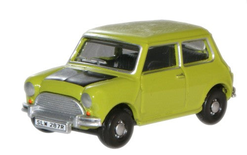 Oxford Diecast Classic Mini Lime Green - 1:76 Scale 76MN005