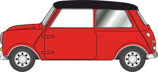 76MN012 Austin Cooper Mini Tartan Red/Black