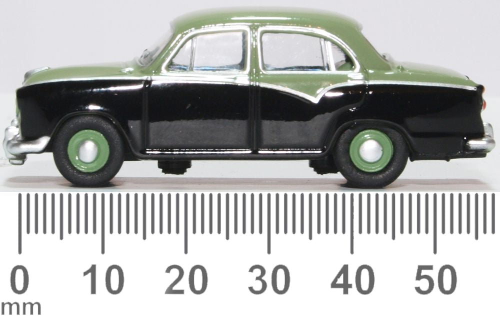 Oxford Diecast Morris Oxford III Sage Green Twilight Grey 76MO007