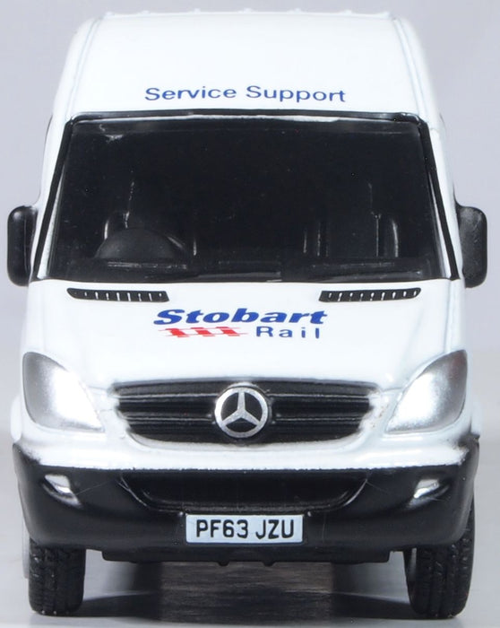 Oxford Diecast Mercedes Sprinter Van Stobart Rail 76MSV002