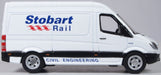 Oxford Diecast Mercedes Sprinter Van Stobart Rail 76MSV002