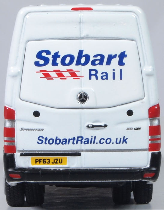 Oxford Diecast Mercedes Sprinter Van Stobart Rail 76MSV002