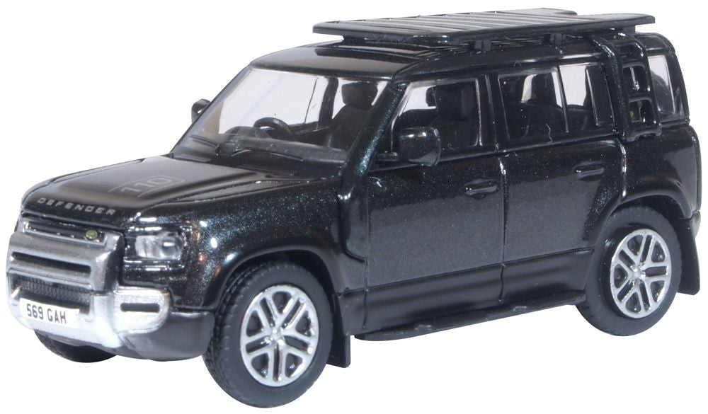 Oxford Diecast New Defender 110 Explorer Santorini Black
